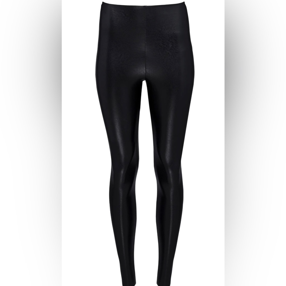 Faux leather leggings